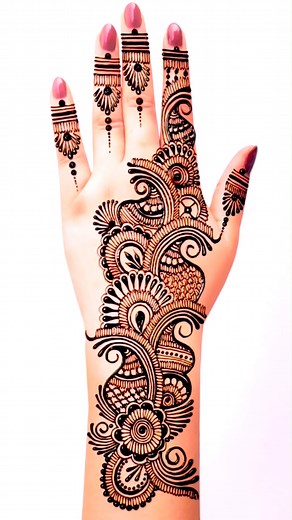 Best Rakhi & Teej mehndi designs for back side mehandi design #mehndidesign #mehandi | Mehndi Design