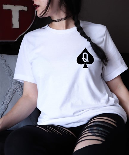 QOS Symbol T-shirt, Queen of Spades Graphic Apparel, Swinger Wife Art, BBC Only Birthday Party Gift, Hot Wife Summer Clothing, Built for BBC - Etsy Canada