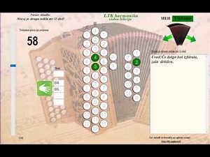 Učenje diatonične harmonike doma - Nocoj je druga rekla mi [Mladi Dolenjci]