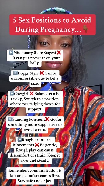 5 Sex Positions to Avoid During Pregnancy for Safety