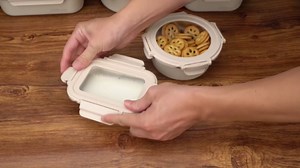 14oz Stainless Steel Lunch Box With Leakproof Glass Lids Microwavable Stainless Steel Food Storage Containers Stackable Freezer Snack Sandwich Meal Prep Metal Bento Box for Travel Picnic Rectangle