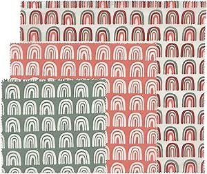 NOW DESIGNS Prisma Beeswax Wraps, 3 CT