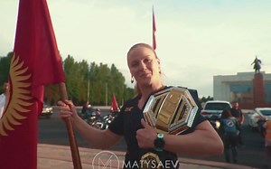 Watch: Valentina Shevchenko gets escorted through Bishkek in a thrilling hero's welcome post-UFC 275 win