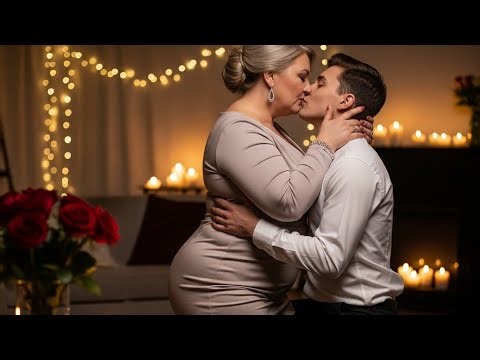 Older women and younger man love romance