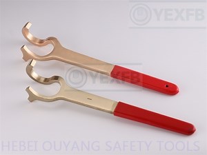 [Hot Item] Non-Sparking Valve Wheel Key/Spanner/Wrench Atex 300mm, Be-Cu/Al-Br, Atex
