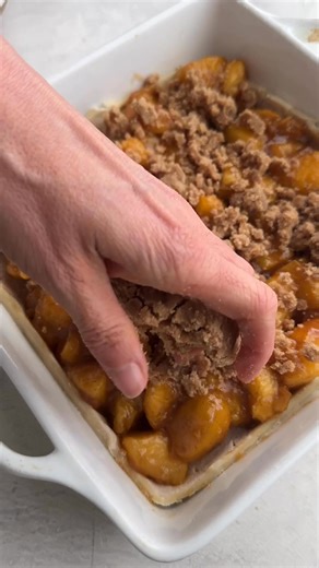 🍑🍂🔆This recipe for Brown Sugar Peach Crumble Pie Bars is for you, the one who is afraid of pie. Homemade peach crumble pie features a flaky crust and always fresh, sweet peach filling. To take things from yummy to AMAZING we top it off with a brown sugar crumble that you won’t be able to stop eating! 🔗GRAB THE LINK IN THE COMMENTS!! #brownsugarcrumblepiebars #falldessert #fallrecipe #peachpie #OhSweeetBasil #recipe | Sweet Basil