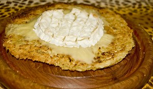 Recette de galette de manioc grillé au camembert