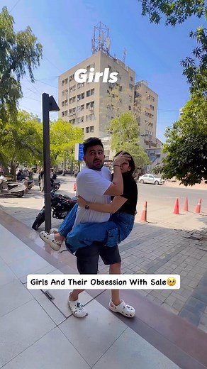 521K views · 4.7K reactions | Sale Me Toh Jana Pade Hainnaa Girls?藍 Ladkiyo Ko Sale Dekh Ke Kya Ho Jata Hea❤️ #reels #facebookreels #fbreels #fbreelsvideo #fbreels25 #fbreelsviral #reelsfb #reelsviral #reelsvideo #reels2025シ #shorts #couplereels #couple #couplegoals #couplecomedy #couplelife #couplevideos #relationship #relationshipgoals #relationshiptips #indiancouple #cutecouple #cutecouplegoals | The Abnormal Couple | Facebook