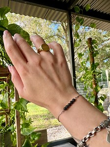 Lava Stone Aromatherapy Bracelet | Essential Oil Diffuser, Adjustable - Etsy Australia