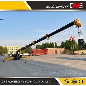 [Hot Item] Hydraulic Telescopic Boom Diesel Mini Crane Drive Rubber Small Mobile Crane Heavy Crawler Spider Crane