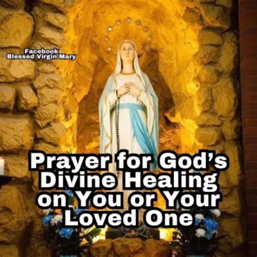 1.4K views · 218 reactions | Prayer for God’s Divine Healing on You or Your Loved One Francis Mary | Blessed Virgin Mary | Facebook