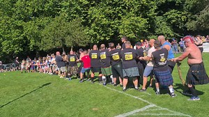 32 reactions | The 140kg Husafell stone was immense what an amazing crowd Rotherham is gathering around from the Highland Games ❤️ tug of war in video Rotherham Show | Man Beast Strongman Events | Facebook