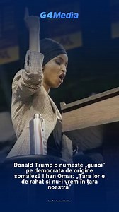 43K views · 6.1K reactions | Donald Trump o numește „gunoi” pe democrata de origine somaleză Ilhan Omar: „Țara lor e de rahat și nu-i vrem în țara noastră” Acesta a lansat o tiradă împotriva populației somaleze din Minnesota la sfârșitul unei ședințe de cabinet care a durat peste două ore, scrie NBC News. Pentru mai multe informații, accesați g4media.ro #g4media #stiri #foryou | G4 Media | Facebook