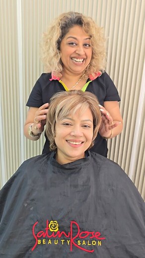 2.1K views · 112 reactions | When gold is not enough for you , its platinum! #ashblondehair #ashblondehighlights #moneypieces #jollychandahaircuts #beforeandafterhair #shortlayers Call us on 09831131315 or 03323212162. | Satin Rose Salon And Spa - Jolly Chanda | Facebook