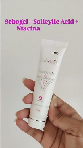 Sebogel Salicylic Acid & Nicotinamide Gel for Pimples and Oily Skin🤍