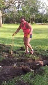 Michelle Russell - good aim with the axe, hard work