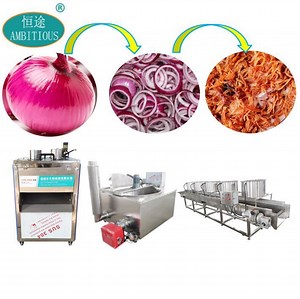 [Hot Item] Onion Rings Circle Round Cutter Frying Deoiling Equipment Onion Processing Line Machine
