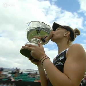 47K views · 2.7K reactions | FIRST WTA SINGLES TITLE FOR BIA   Beatriz Haddad Maia overcomes Riske in three sets to take the trophy in Nottingham! She becomes the second Brazilian female player to win a title on grass in the Open Era after Maria Bueno in 1968  | WTA | Facebook