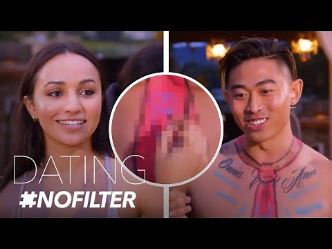 Semi-Nude Body Painting Gets a Little NSFW! | Dating #NoFilter | E!