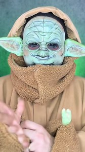 Saying goodbye to Baby Yoda makeup 😞 #makeupremoval #takeoffmymakeup #sfxmakeup #babyyoda #starwars #reels | Cesar Castano
