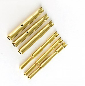 [Hot Item] Professional Connector Accessories Phosphor Bronze of PCB Connection for Power Connector Gold-Plated Beryllium Contact Socket Mill Max Pogo Pin