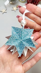 12K views · 73 reactions | DIY 3D Paper Star Ornament ⭐️ #crafting #viralvideoシ #handmade #diy #star | Dsecoration | Facebook