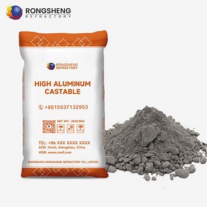 [Hot Item] Wholesale Price High Alumina Refractory Castable Industrial Boiler Unshaped Refractory Materials