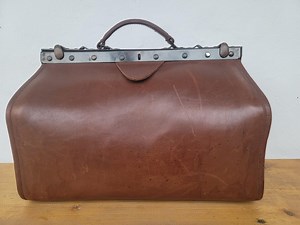 1950s Leather Doctor Bag - Etsy UK