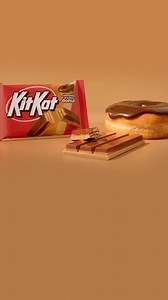 144K views · 100 reactions | Take a bakery-inspired break with crispy wafers coated in smooth milk chocolate and donut flavored creme. | KitKat | Facebook
