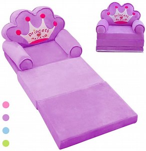 [Hot Item] Plush Foldable Kids Sofa Backrest Armchair Furniture Sofa