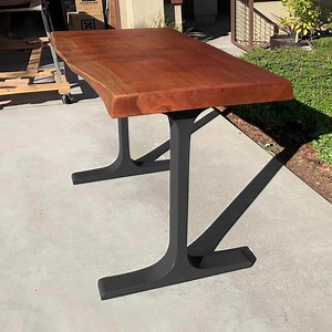 Counter Table Legs, Bar Table Legs | Handmade Furniture Legs, Table Legs 613 Wineglass 34H | Set of 2 for Dining and Kitchen Table|flowyline - Etsy