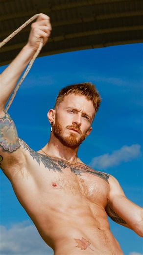 King of the rodeo @derek_wp stars in our 2026 nude calendar, Red Hot Roadtrip 🥵 Come and celebrate the launch of Roadtrip with us on Thursday 20. Nov at @theabbeyweho! RSVP on Partiful (link in bio). See more of Derek and his Roadtrip cast mates in the Making Of documentary now available over at thomasknightsstudio.com 🤠 | RED HOT