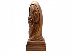 Vintage Madonna & Child Plaster Bust: Mid-century Religious Statue - Etsy Canada