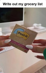 Write out my grocery list | Kaelimaee