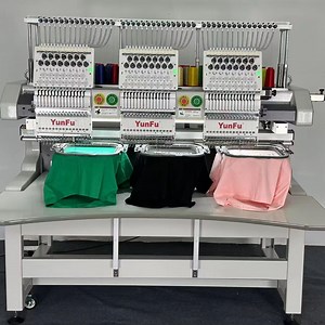[Hot Item] 2025 Dahao Computer 3-Head Commercial Use Computerized Embroidery Machine 1200 Rpm