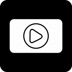 Video Player Vector Icon