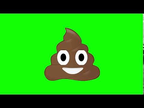 FREE animated emoji pile of poo (blinking)