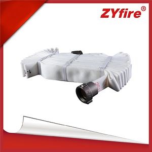 [Hot Item] Zyfire Additional Coated Pin Folded Fire Cabinet Rack Hose with Cabinet Rack for Fire Fighting