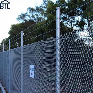 [Hot Item] China Factory Hot Popular Customized Security Fence Wire Mesh Powder Coated Chain Link Boundary Fencing