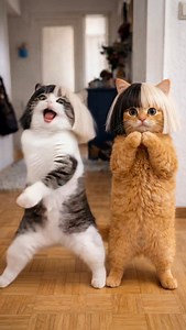 61K views · 10K reactions | WAIT FOR IT  She said no… her body said YES  #CatDance #ViralCats #FunnyReels #FYP #USA | The Meow Motion | Facebook