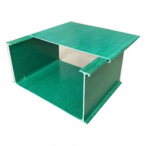 [Hot Item] Quality Fiberglass Ladder FRP Cable Tray GRP Reinforced Cable Tray with Fittings