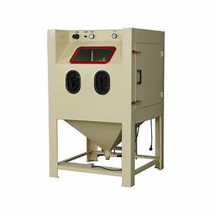 [Hot Item] Professional Metal and Wheel Rim Sandblasting Manual Dry Sandblast Machine for Sale