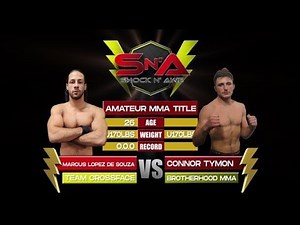 Shock N Awe 37 - Connor Tymon vs Marcus Lopez De Souza Amateur Welterweight Title