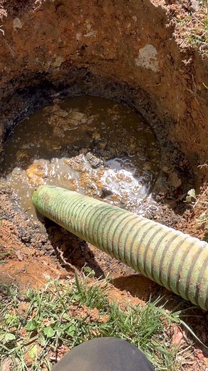 Fishing for roots-todays catch from a septic tank#septiclife#septicpumper#septictank | Clean Septic Tank Service