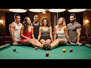 Legs Massage on Pool Table