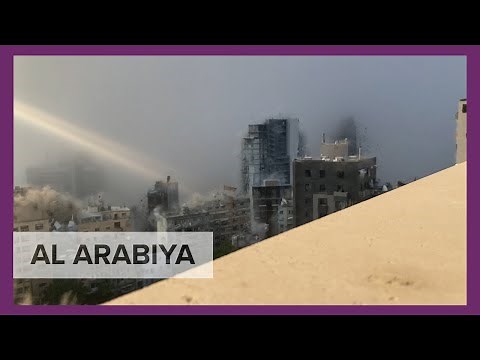 4K footage of Lebanon explosion shows Beirut Port blast unfolding in slow motion