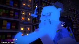 Allie x Security Guy Minecraft Porn