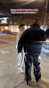 43K views · 676 reactions | #KanyeWest stops traffic so his wife can do a photo shoot | PluggedSoundz | Facebook