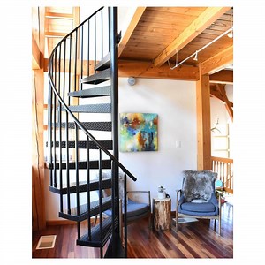 [Hot Item] Orient Spiral Staircase High Quality Metal Construction Elegant Home Office Stair