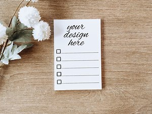 A6 Notepad Mockup for Stationary Mockup for Tear off Notepad 4 X 6 Memo Pad Mockup for 4x6 Notepad A6 Tear off Notepad Floral Notebook Mock - Etsy